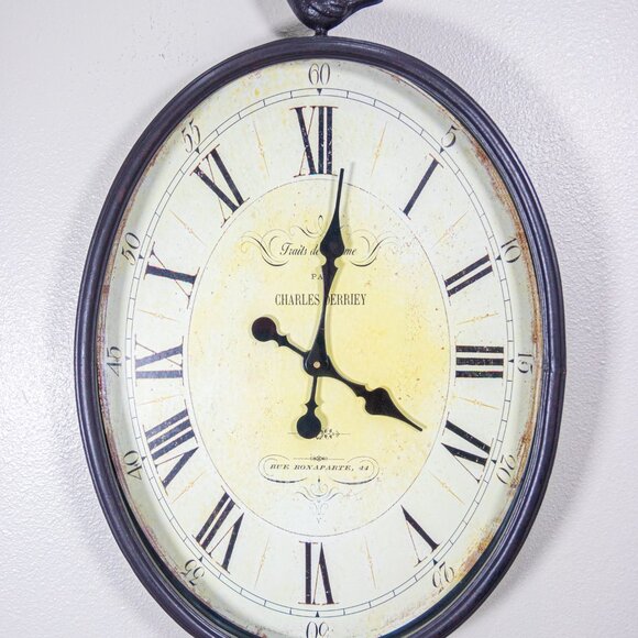 Battery-Powered Metal Wall Clock - Picture 1 of 1